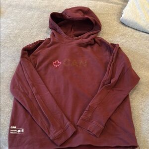 Men’s lululemon Canada hoodie. Maroon Hoodie. Size XL but fits like a large.